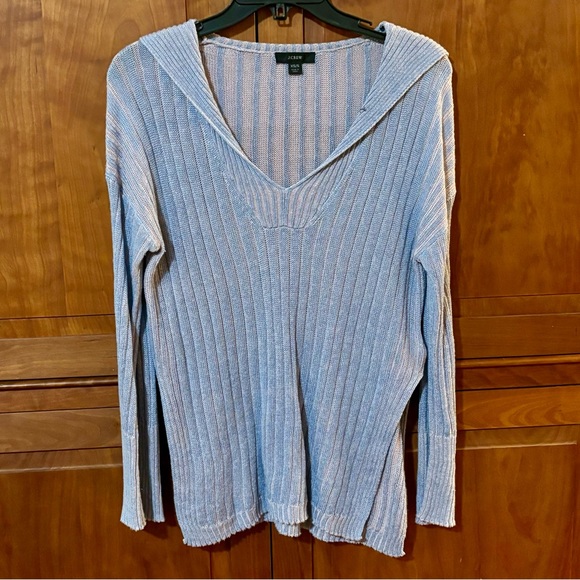 V Neck Relaxed Blended Sweater - Picture 2 of 7